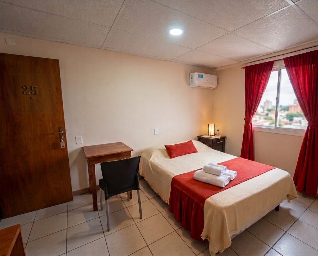 Habitación Cuádruple del Apart Hotel Belgrano